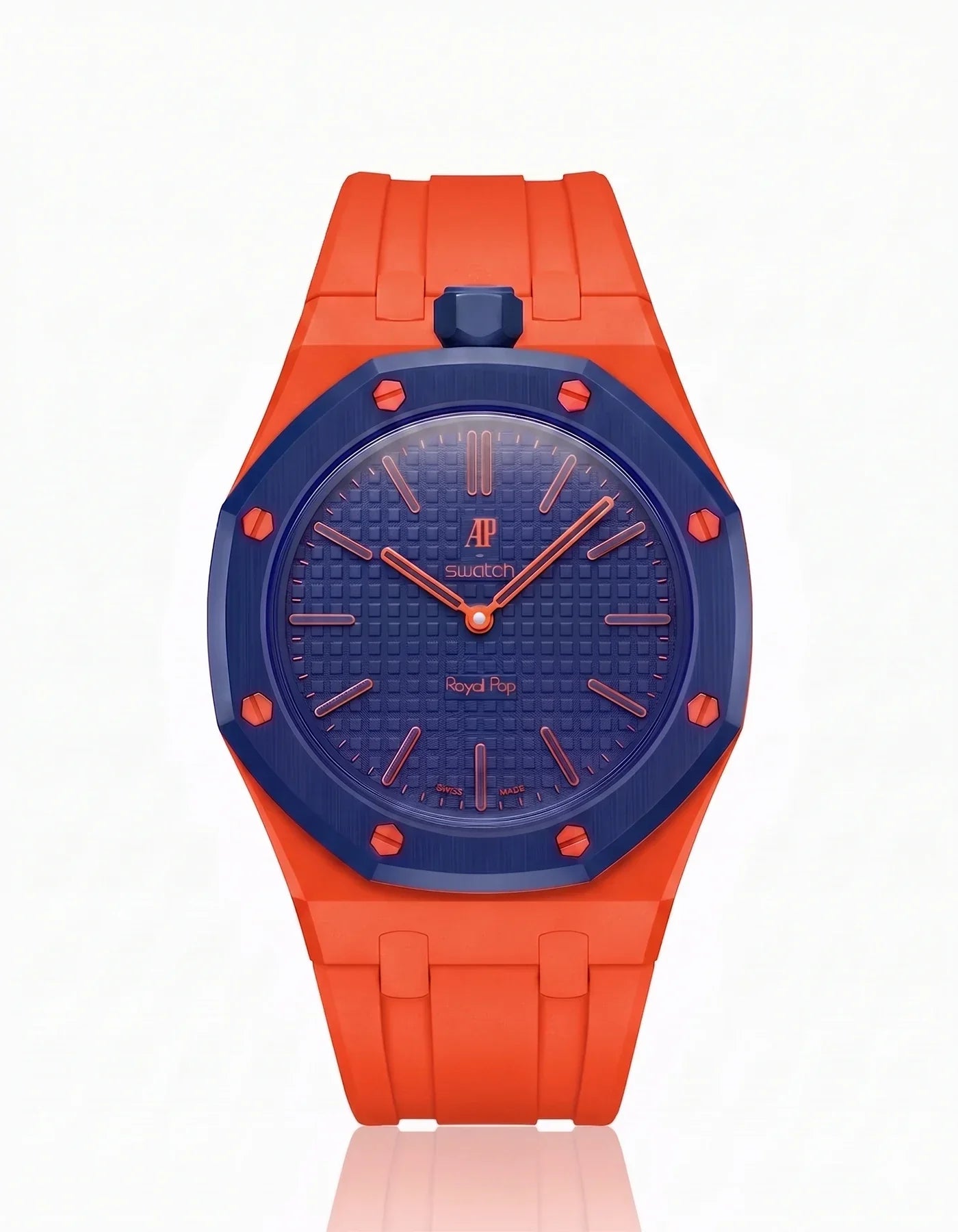 Silicone Strap & Bioceramic Case Royal Pop Orenji Hachi(Customize Colors)
