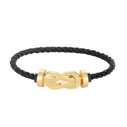 [Love Aura]CHANCE LARGE 8 FIGURE BUCKLE NO DIAMOND BRACELET GOLD