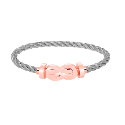 [Love Aura]CHANCE LARGE 8 FIGURE BUCKLE NO DIAMOND BRACELET ROSE GOLD