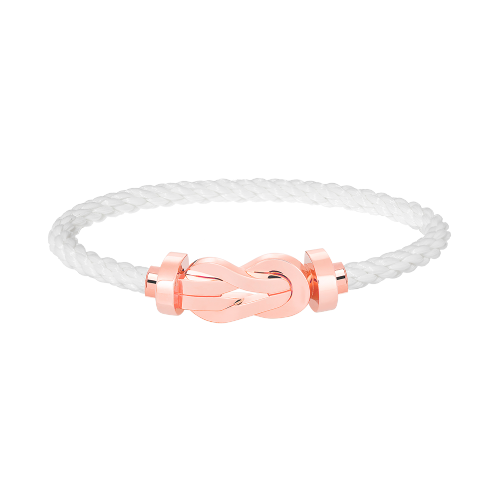 [Love Aura]CHANCE LARGE 8 FIGURE BUCKLE NO DIAMOND BRACELET ROSE GOLD