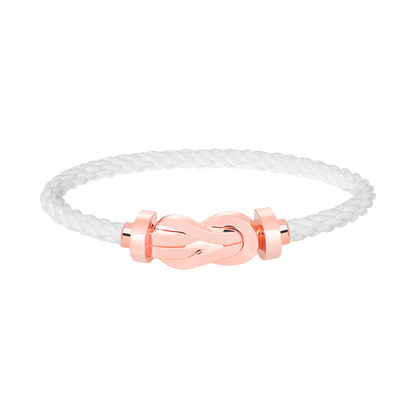 [Love Aura]CHANCE LARGE 8 FIGURE BUCKLE NO DIAMOND BRACELET ROSE GOLD