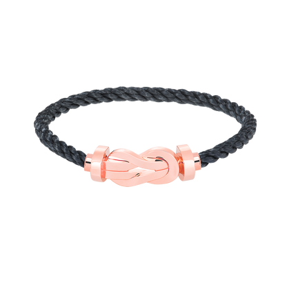 [Love Aura]CHANCE LARGE 8 FIGURE BUCKLE NO DIAMOND BRACELET ROSE GOLD