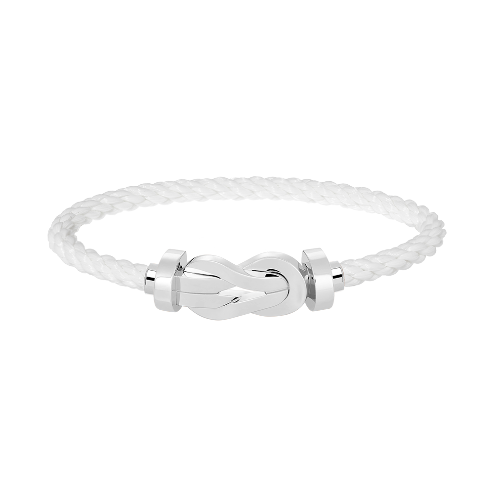 [Love Aura]CHANCE LARGE 8 FIGURE BUCKLE NO DIAMOND BRACELET SILVER