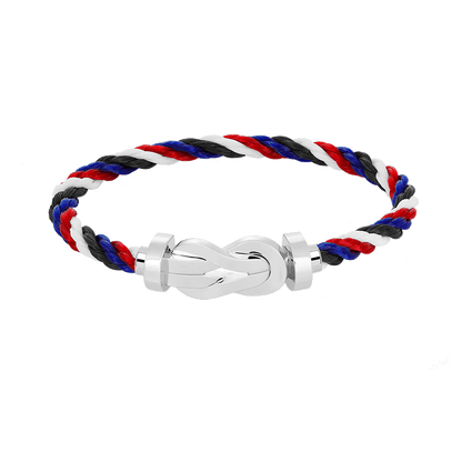 [Love Aura]CHANCE LARGE 8 FIGURE BUCKLE NO DIAMOND BRACELET SILVER