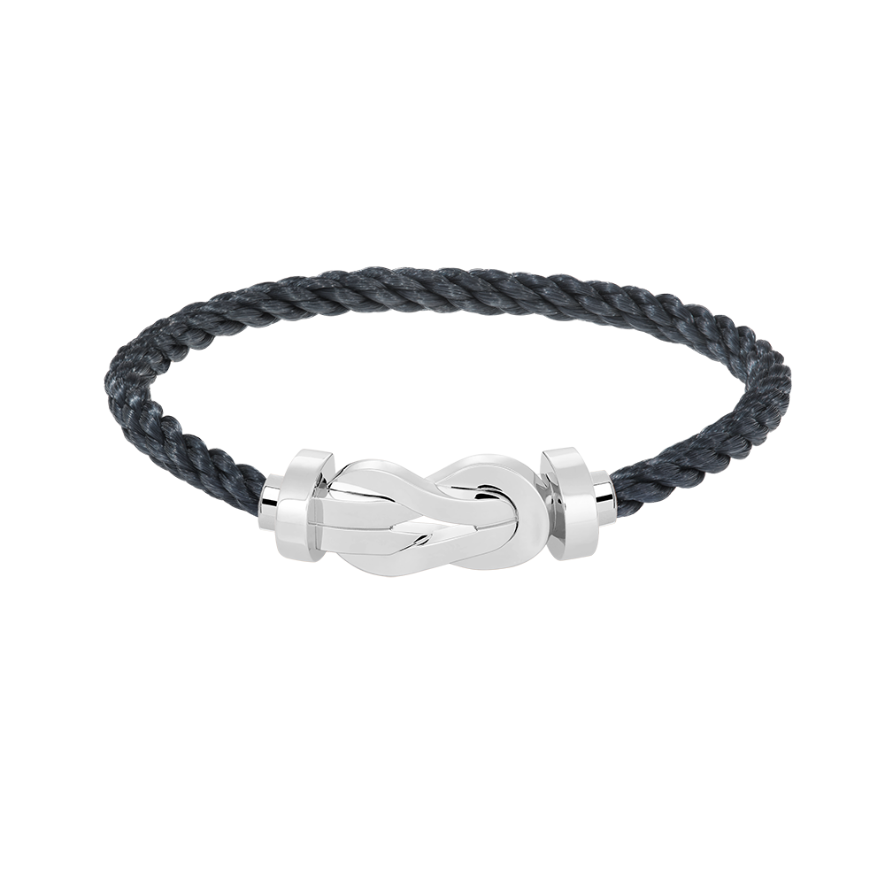 [Love Aura]CHANCE LARGE 8 FIGURE BUCKLE NO DIAMOND BRACELET SILVER