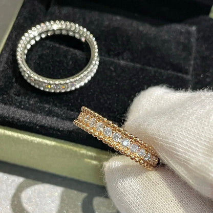 [Love Aura]PERLEE DIAMOND ROSE GOLD RING