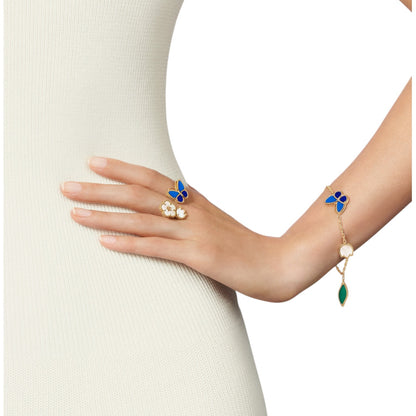 [Love Aura]LUCKY SPRING BUTTERFLY 5 MOTIF BRACELET