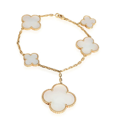 [Love Aura]MAGIC CLOVER MOP GOLD BRACELET 5 MOTIFS