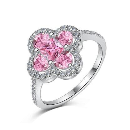 [Love Aura]Luxurious Eternity Flower Shape Banquet Ring