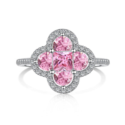 [Love Aura]Luxurious Eternity Flower Shape Banquet Ring