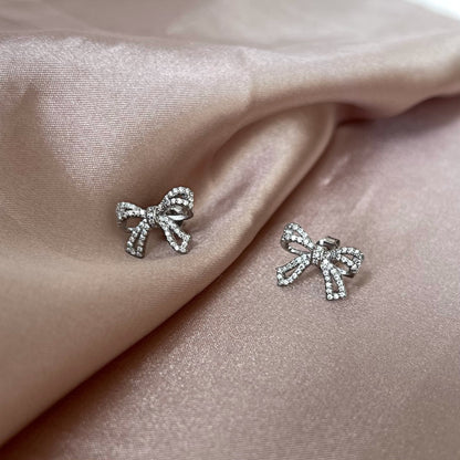 [Love Aura]Dainty Bow Shape Earrings