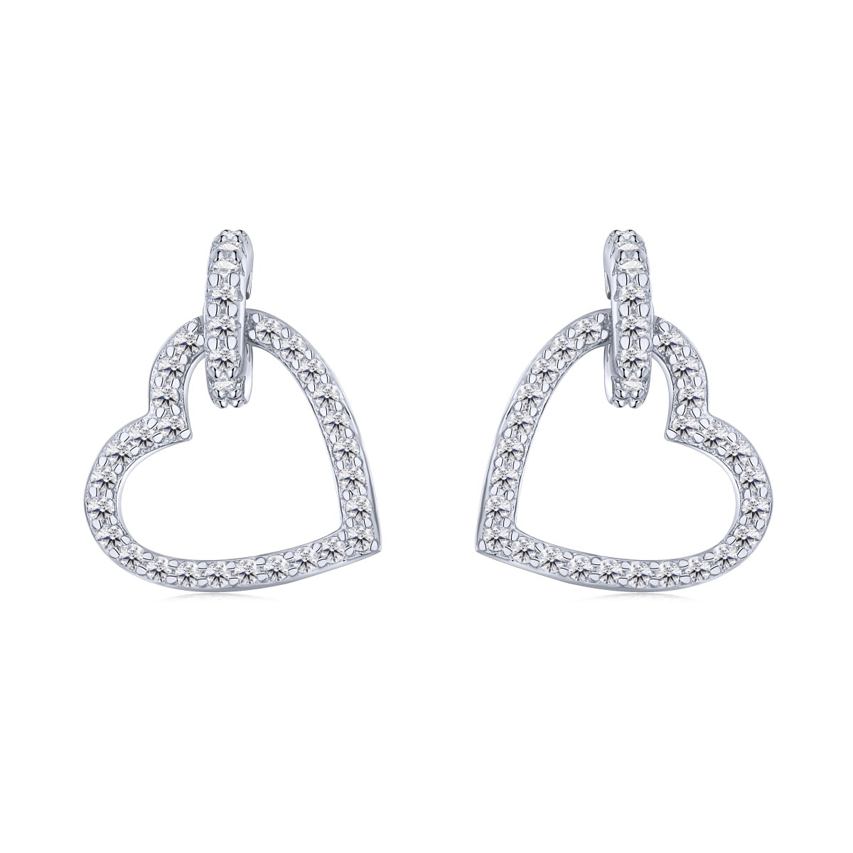 [Love Aura]Dainty Heart Shape Earrings