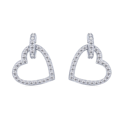 [Love Aura]Dainty Heart Shape Earrings