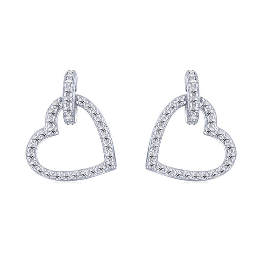 [Love Aura]Dainty Heart Shape Earrings