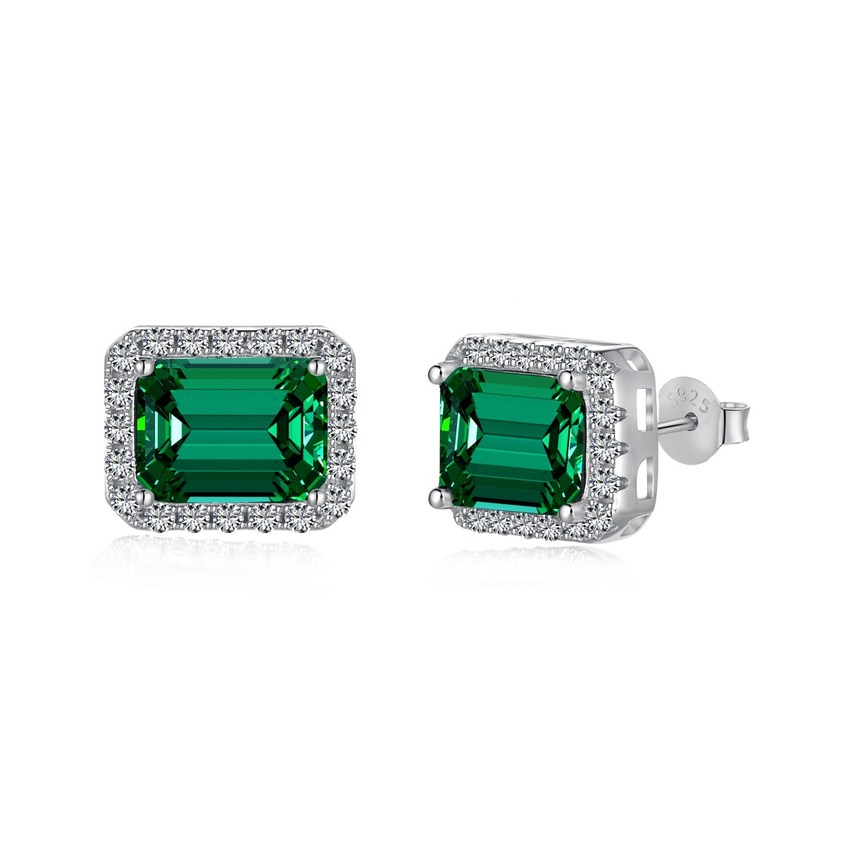 [Love Aura]Luxurious Dainty Emerald Cut Banquet Earrings
