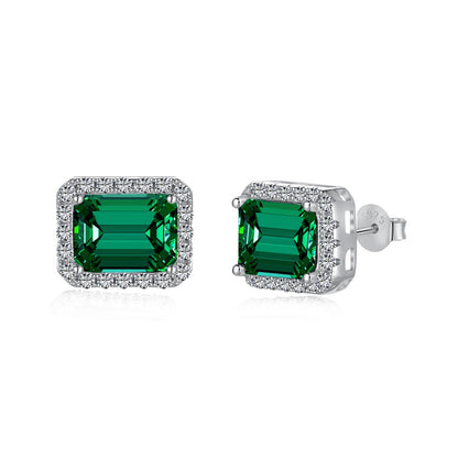 [Love Aura]Luxurious Dainty Emerald Cut Banquet Earrings