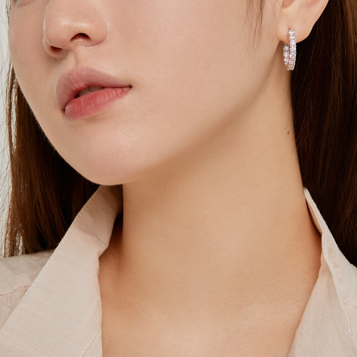 [Love Aura]Unique Round Cut Daily Earrings
