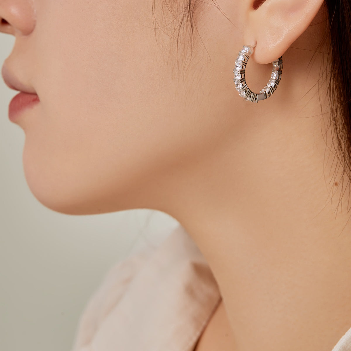 [Love Aura]Unique Round Cut Daily Earrings