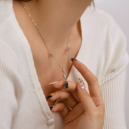 [Love Aura]Dazzling Pear Cut Necklace