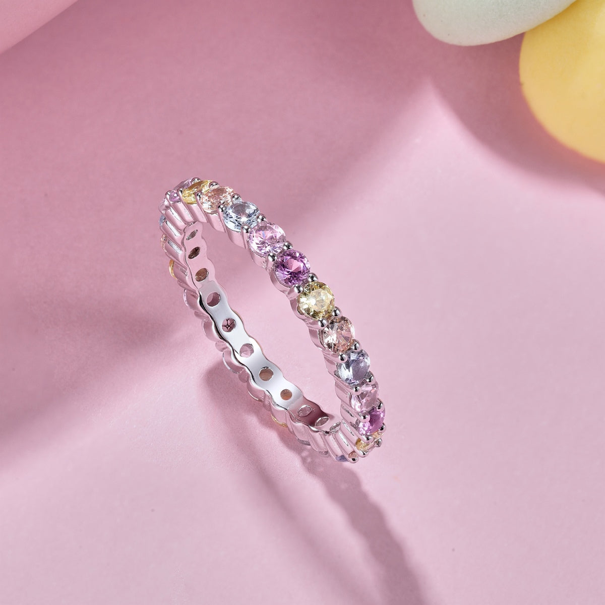 [Love Aura]Dazzling Resplendent Round Cut Party Ring