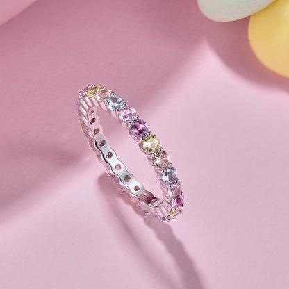 [Love Aura]Dazzling Resplendent Round Cut Party Ring