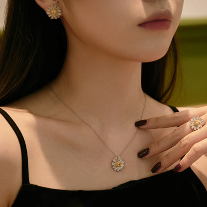 [Love Aura]Exquisite Daisy Necklace