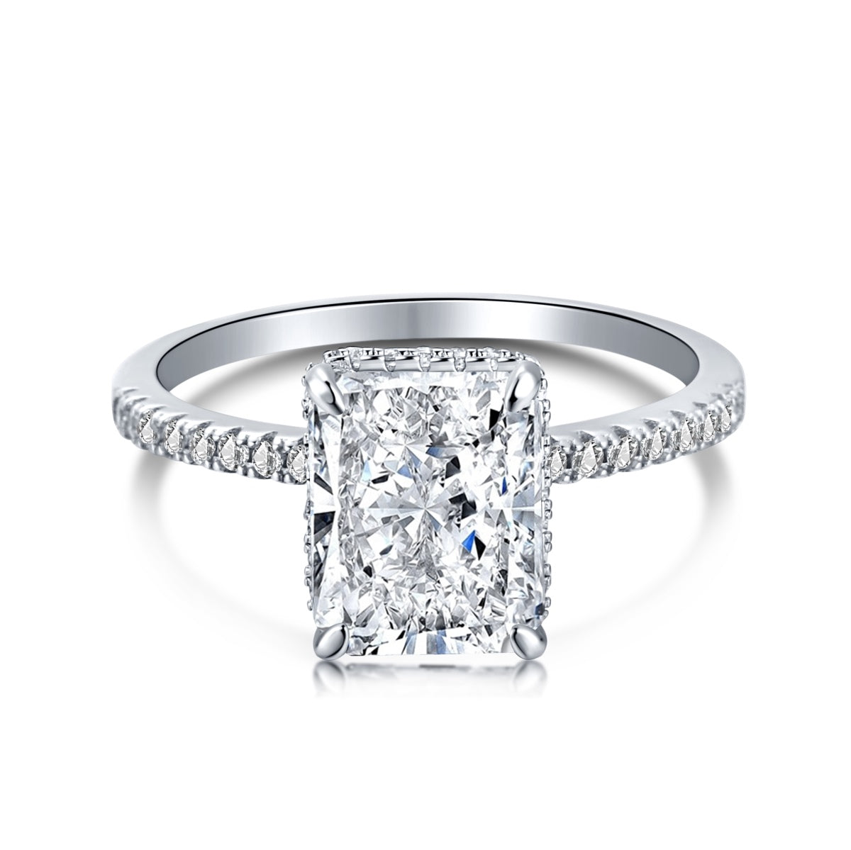 [Love Aura]4.0 Carat Luxurious Engagement Ring