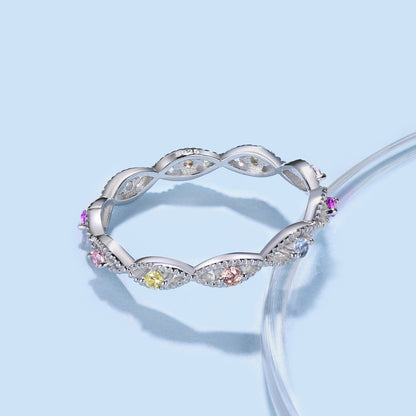 [Love Aura]Elegant Energetic Round Cut Daily Ring