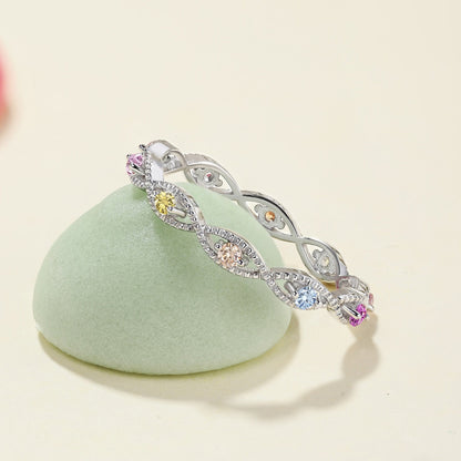[Love Aura]Elegant Energetic Round Cut Daily Ring