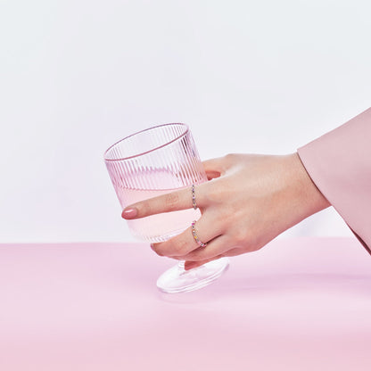 [Love Aura]Elegant Energetic Round Cut Daily Ring