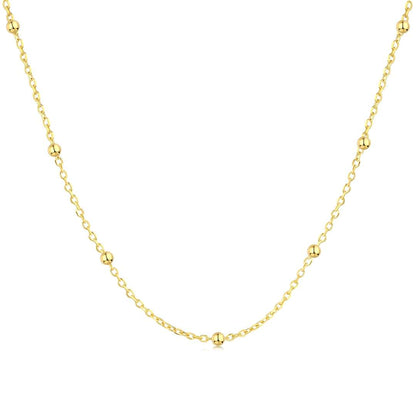 [Love Aura]Small Bead Clavicle Chain Simple Necklace