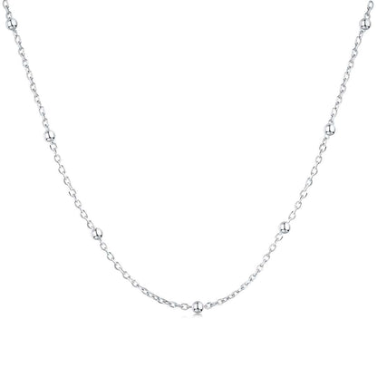 [Love Aura]Small Bead Clavicle Chain Simple Necklace
