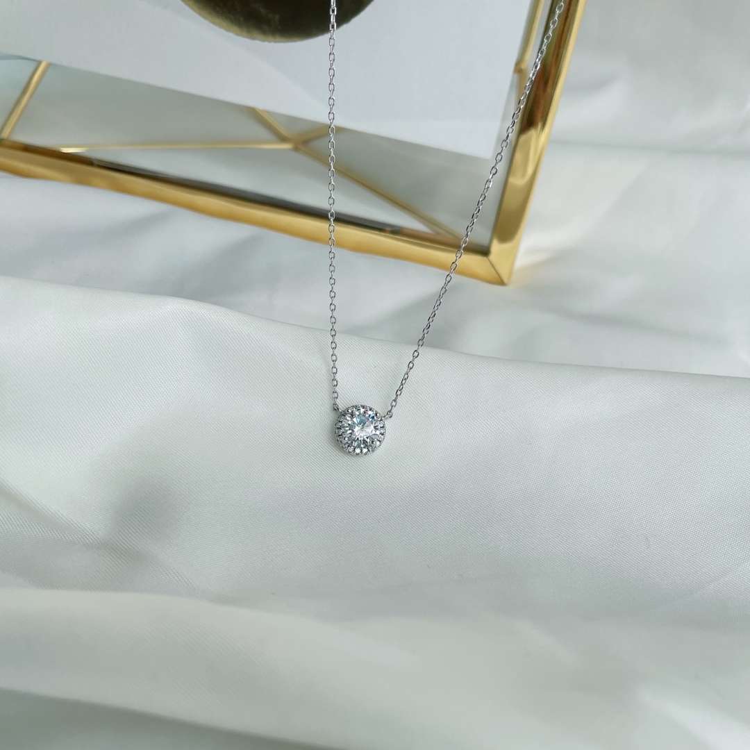 [Love Aura]Luxurious Round Cut Necklace