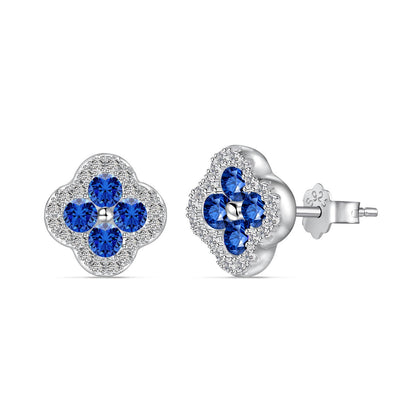 [Love Aura]Four-Leaf Clover Flower Shaped Earrings