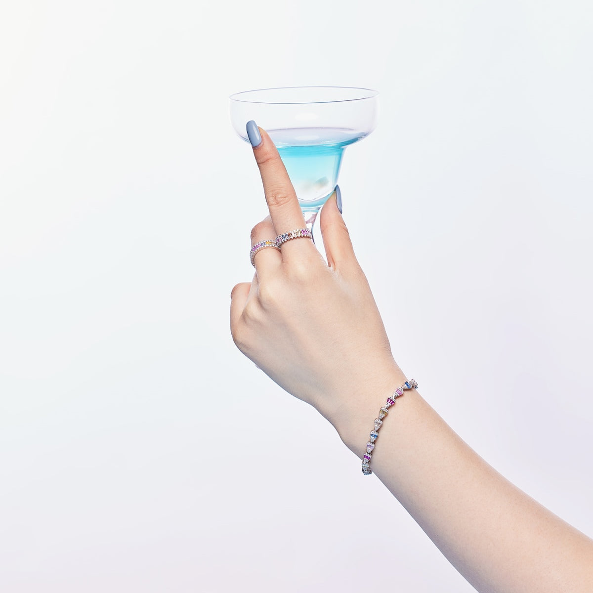 [Love Aura]Radiant Water Drop Shape Daily Bracelet