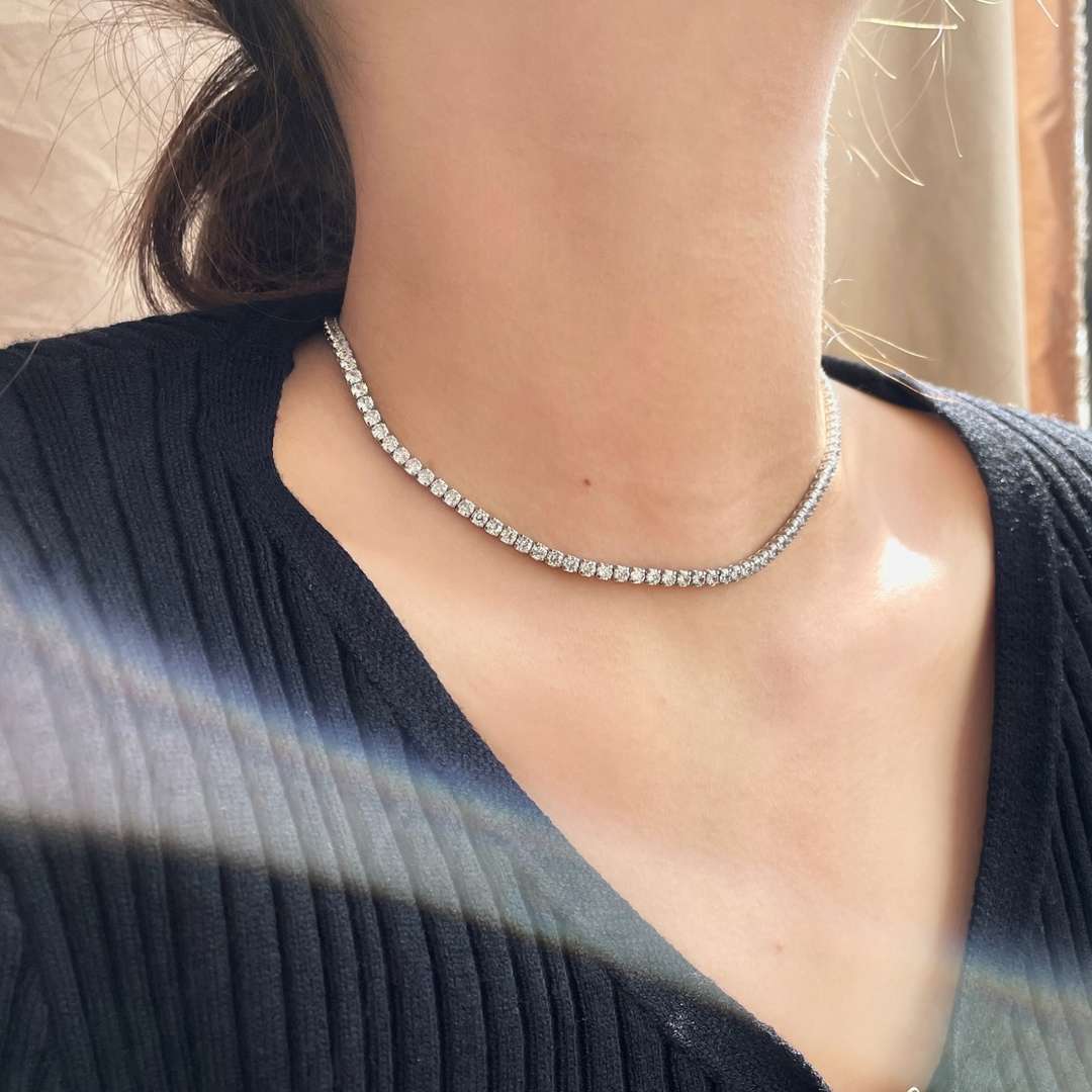 [Love Aura]Elegant Tennis Chain Necklace