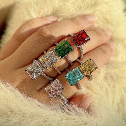 [Love Aura]4.0 Carat Luxurious Engagement Ring