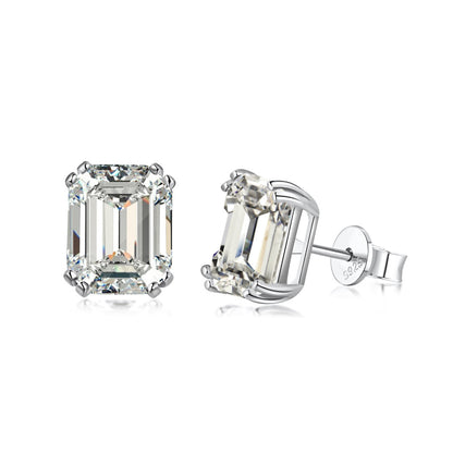 [Love Aura]Dazzling Square Shape Earrings