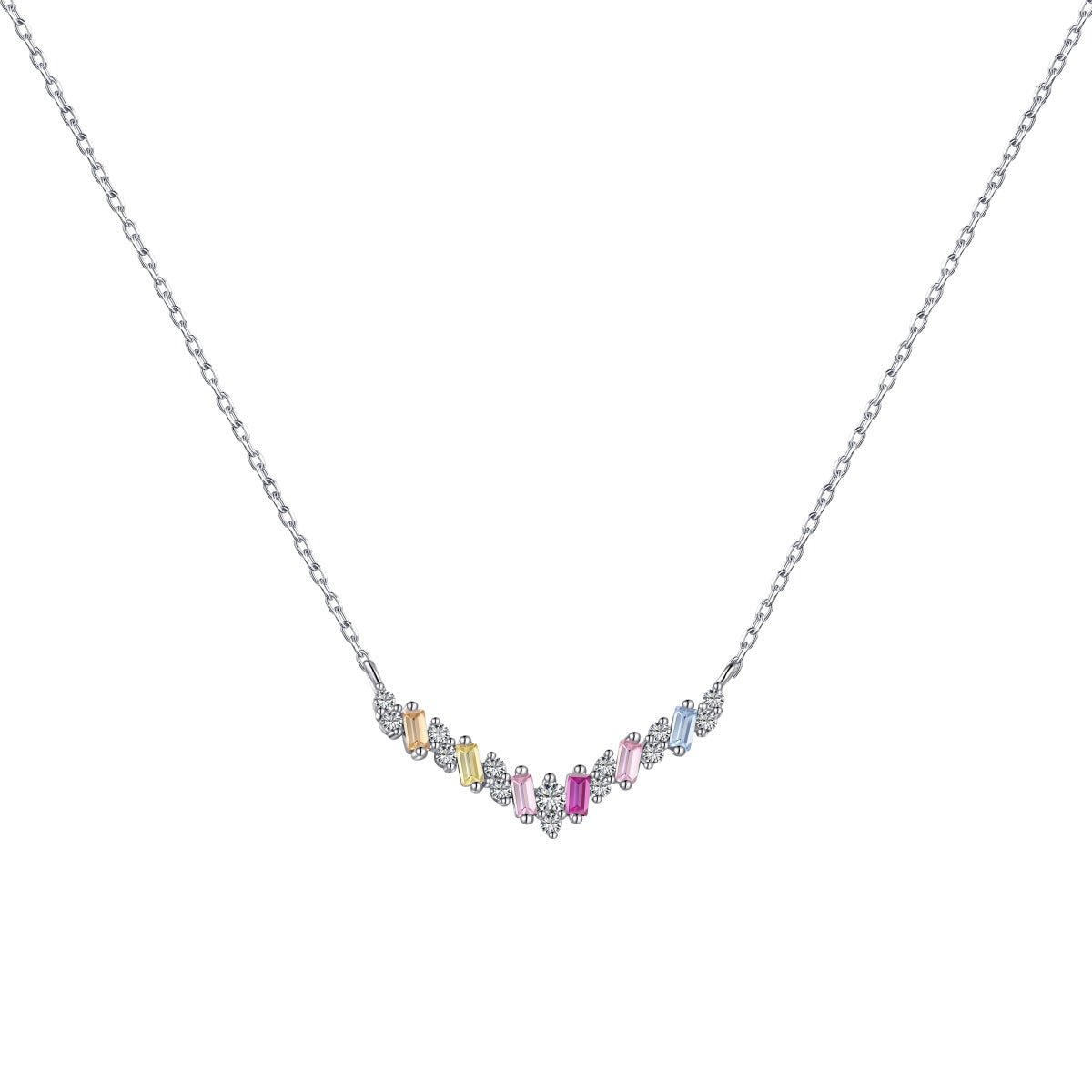 [Love Aura]Dazzling Rainbow Necklace