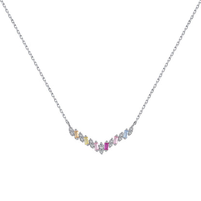 [Love Aura]Dazzling Rainbow Necklace