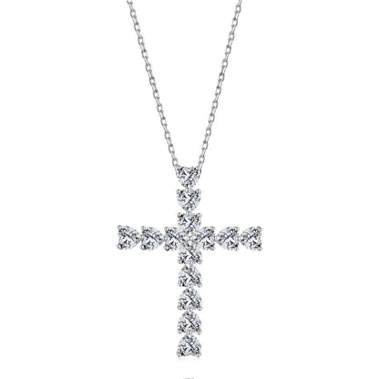 [Love Aura]Radiant Cross Shape Necklace