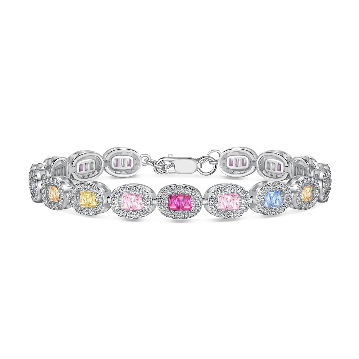 [Love Aura]Exquisite Ornate Emerald Cut Daily Bracelet