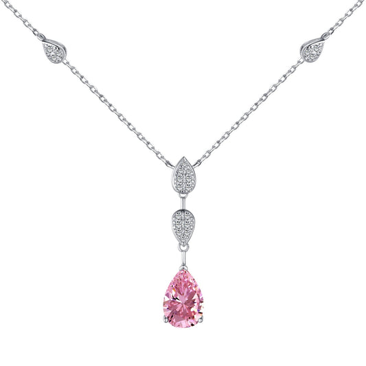 [Love Aura]Dazzling Pear Cut Necklace
