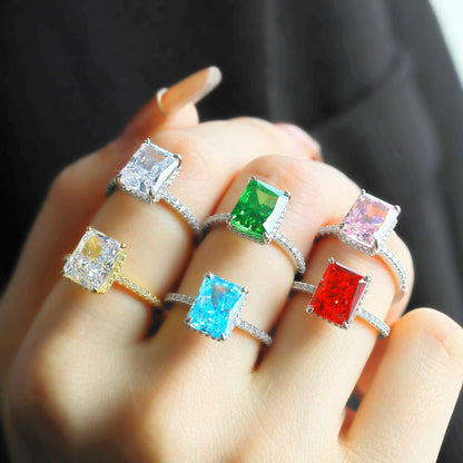 [Love Aura]4.0 Carat Luxurious Engagement Ring