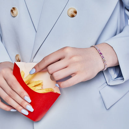 [Love Aura]Dazzling Unique Multi Shape Daily Bracelet