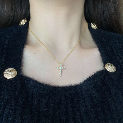 [Love Aura]Unique Cross Shape Necklace