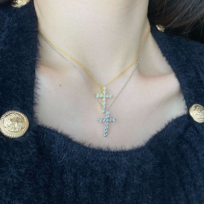 [Love Aura]Unique Cross Shape Necklace