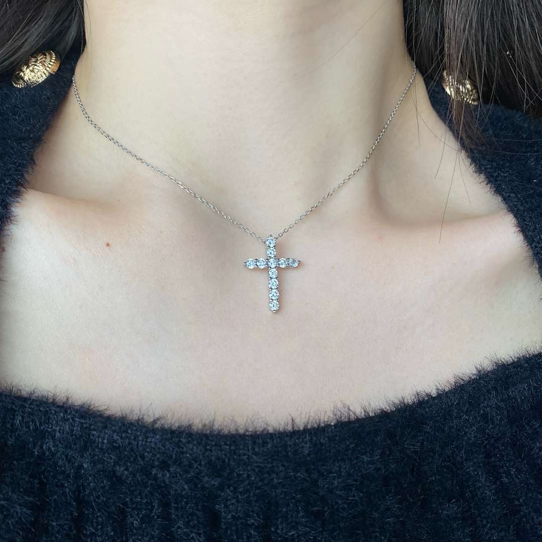 [Love Aura]Unique Cross Shape Necklace