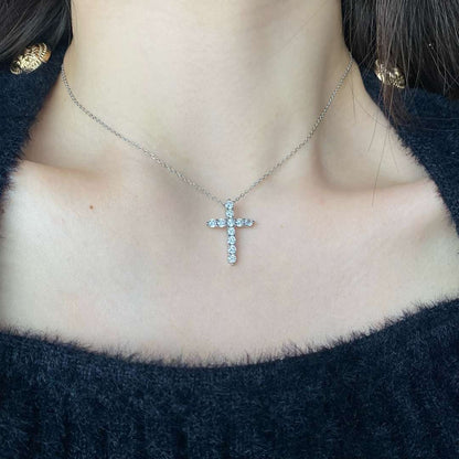 [Love Aura]Unique Cross Shape Necklace