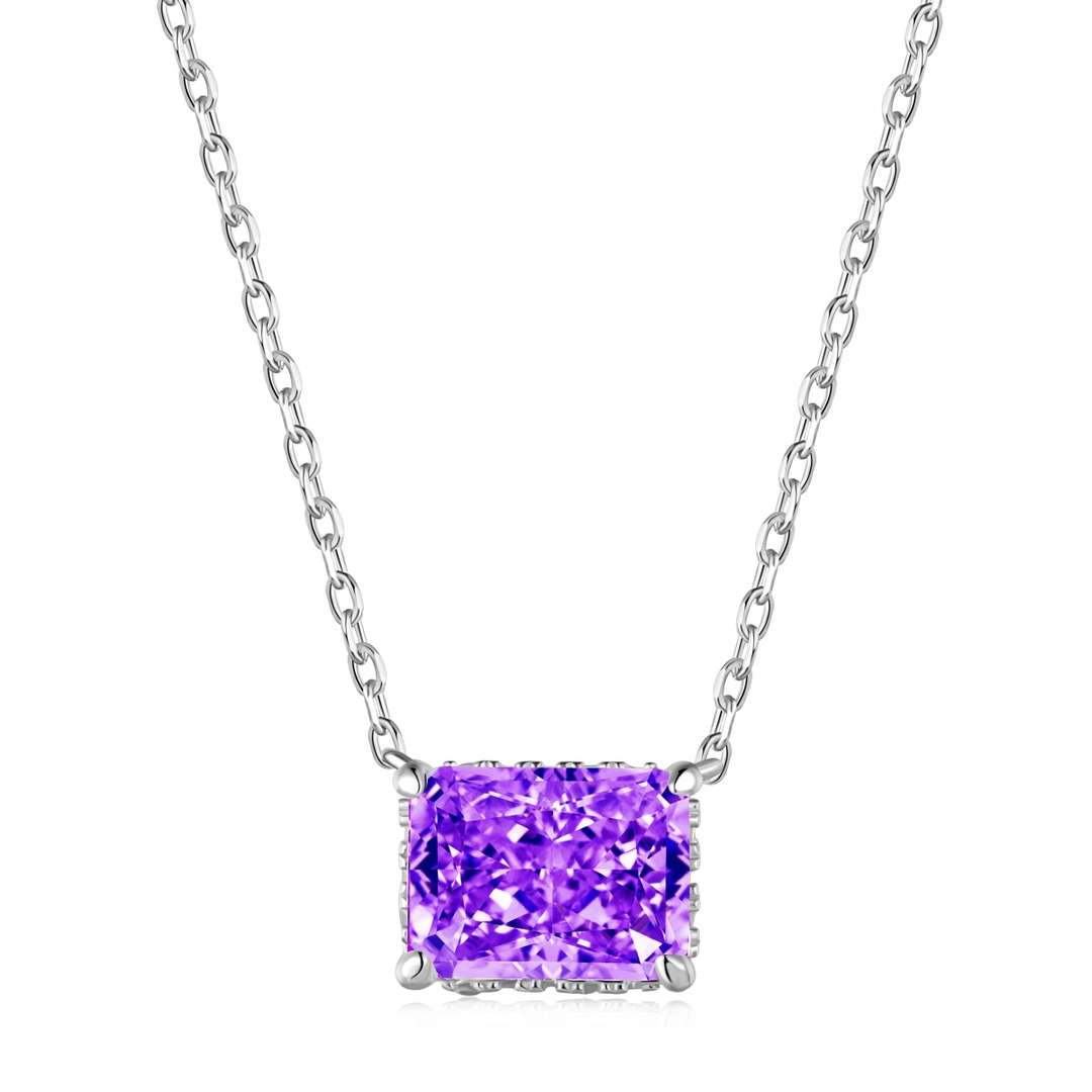 [Love Aura]Luxurious Square Shape Colorful Necalack
